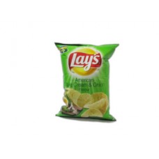LAYS  CREAM AND ONION 52GM 12PK RS 240