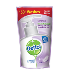 DETTOL SENSITIVE HANDWASH POUCH 175ML RS 54 
