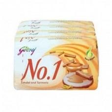 GODREJ NO.1 SOAP SND AND TUR 4'5 63GM RS 40